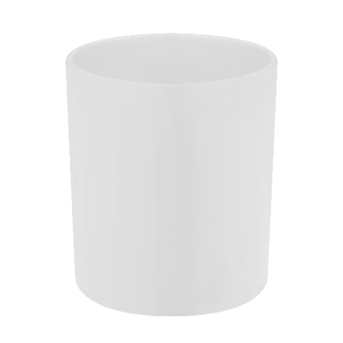 Candle Glass White Matte 300 ml