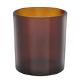 Candle Glass Dark Amber 300 ml