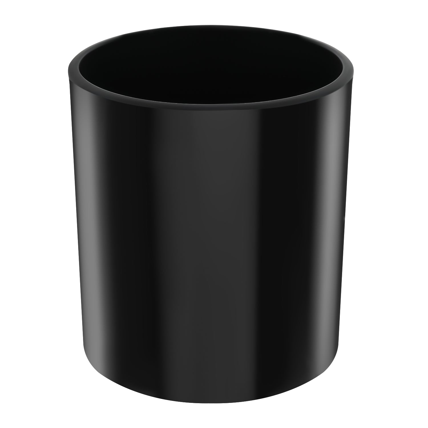 Candle Glass Black Gloss 300 ml
