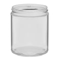 Transparent glass jar 250 ml