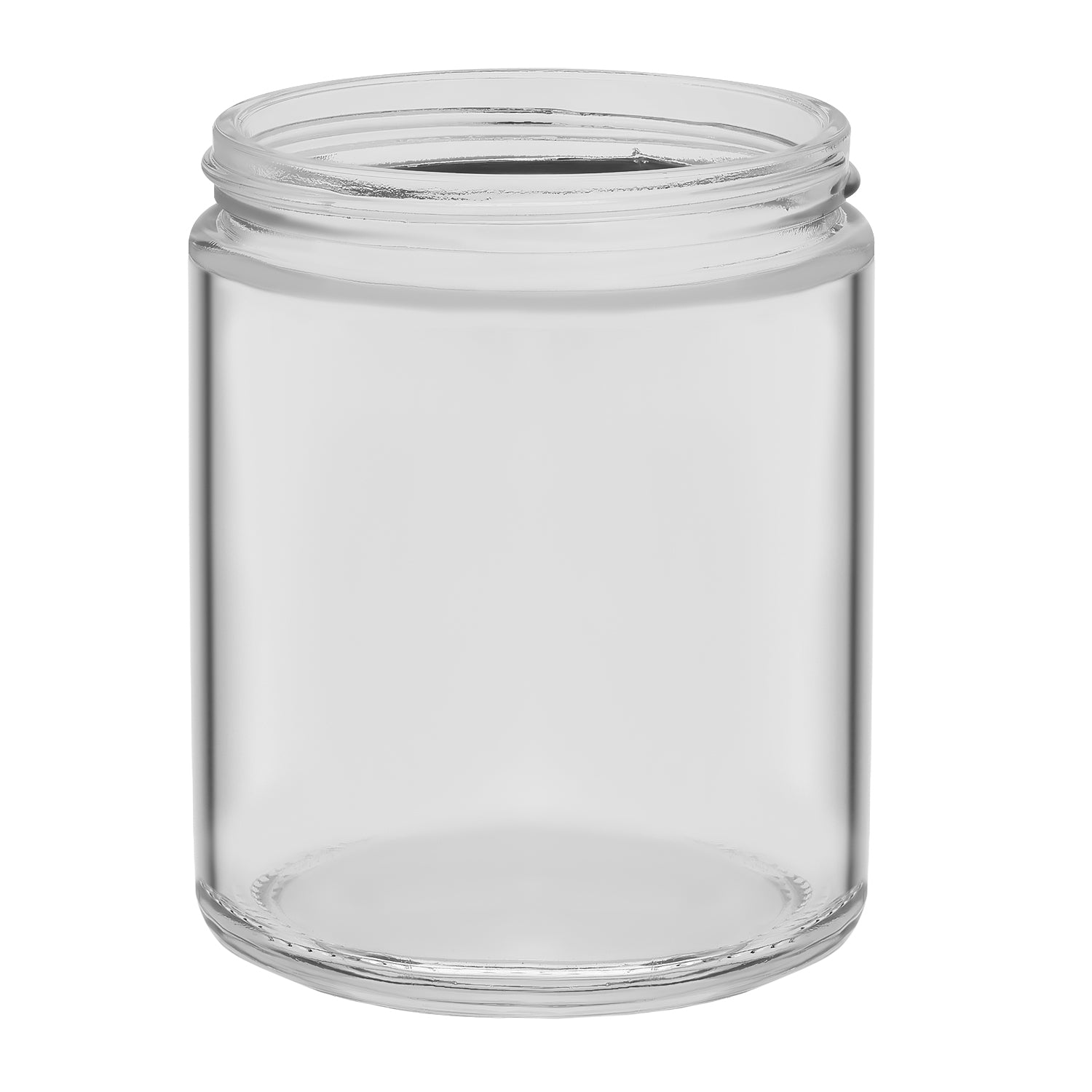 Transparent glass jar 250 ml